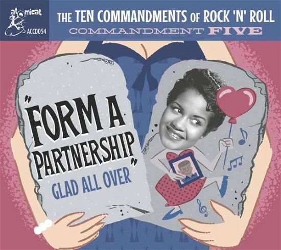 Cover for Commandment Five - Form A Partnership - Glad All O (CD) (2021)