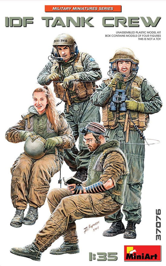 Cover for MiniArt · MiniArt - 1/35 Idf Tank Crew 1/35 (1/21) * (Spielzeug)