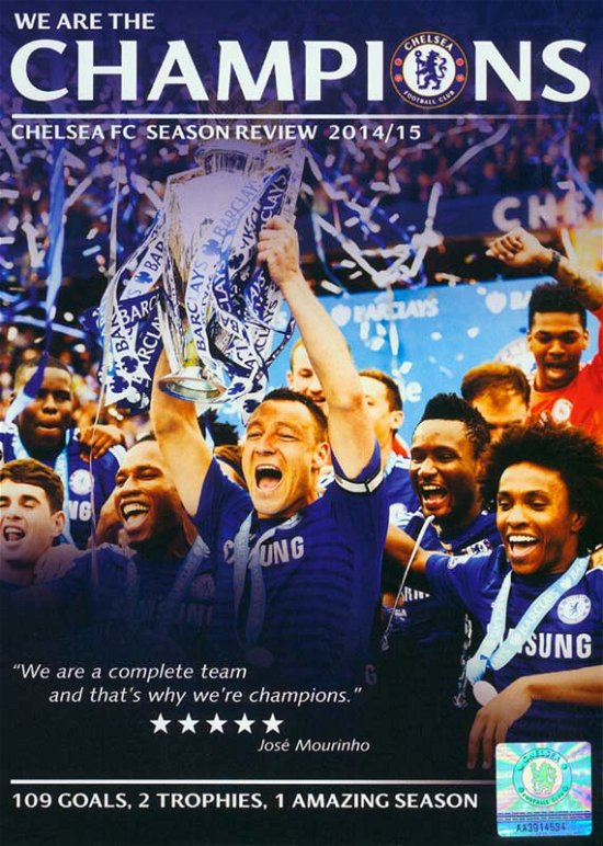 Cover for We Are the Champions  Chelsea Fc Season Revie (DVD) (2015)