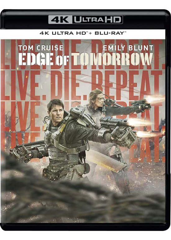 Cover for Edge Of Tomorrow (Live Die Repeat) (4K UHD Blu-ray) (2022)
