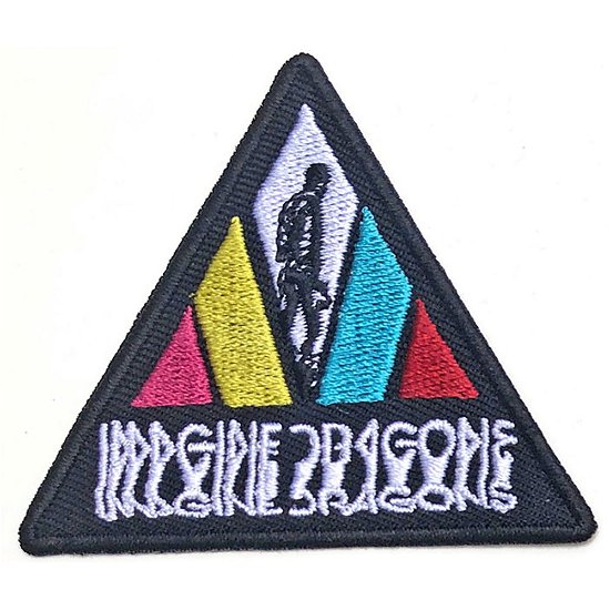 Imagine Dragons Standard Woven Patch: Blurred Triangle Logo - Imagine Dragons - Marchandise -  - 5056368633706 - 