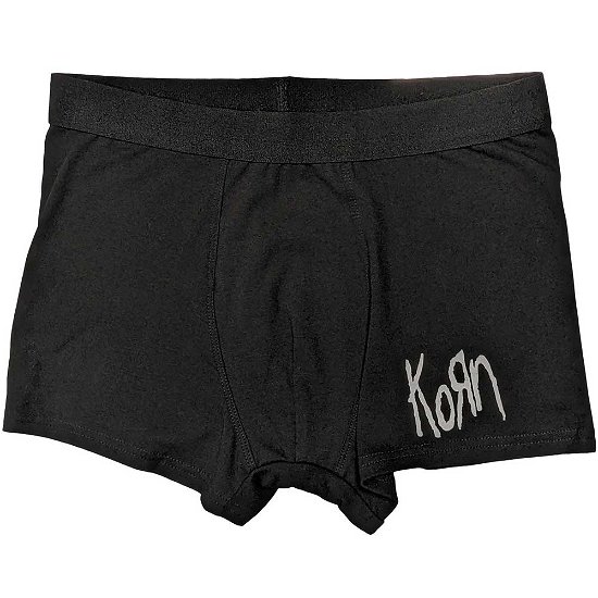Korn Unisex Boxers: Logo - Korn - Merchandise -  - 5056737213706 - 