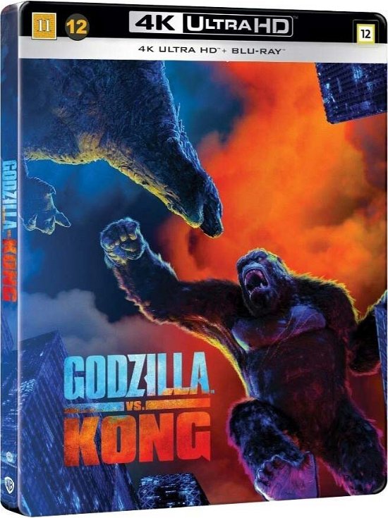 Cover for Godzilla - King Kong · Godzilla vs. Kong - 4k Ultra Hd Steelbook (4K Ultra HD) (2021)