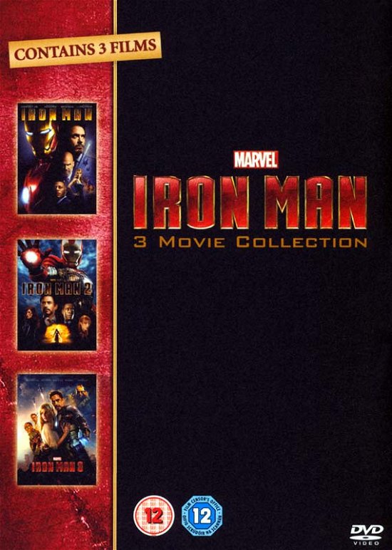 Cover for Iron Man Triple · Iron Man Trilogy - Iron Man / Iron Man 2 / Iron Man 3 (DVD) (2013)