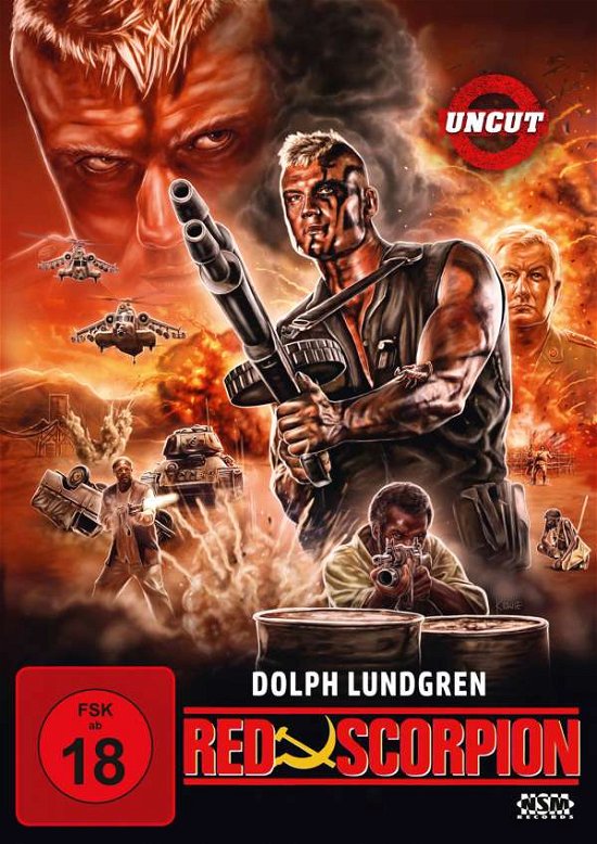 Cover for Lundgren Dolph · Red Scorpion - Uncut (DVD) (2024)