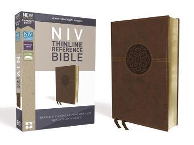 Cover for Zondervan · NIV, Thinline Reference Bible, Leathersoft, Brown, Red Letter Edition, Comfort Print (Imitation Leather Bo) (2018)