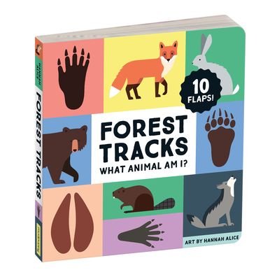 Forest Tracks: What Animal Am I? Lift-the-Flap Board Book - Mudpuppy - Bøger - Galison - 9780735374706 - 18. august 2022