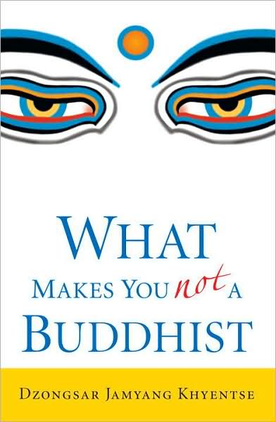 What Makes You Not a Buddhist - Dzongsar Jamyang Khyentse - Bøker - Shambhala Publications Inc - 9781590305706 - 12. august 2008