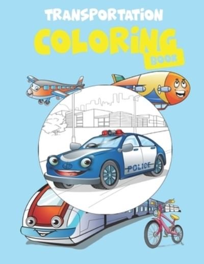 Cover for Chalkboard Coloring · Transportation Coloring Book (Pocketbok) (2020)