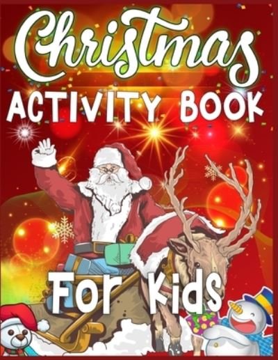 Cover for Sk Publishing · Christmas Activity Book For Kids (Paperback Bog) (2019)