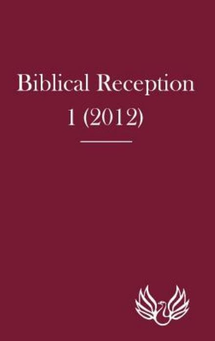 Cover for J Cheryl Exum · Biblical Reception 1 (Hardcover Book) (2012)