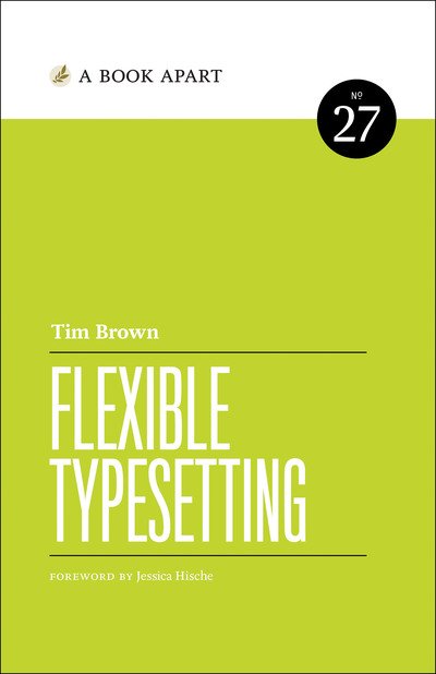 Cover for Tim Brown · Flexible typesetting (Bok) (2018)