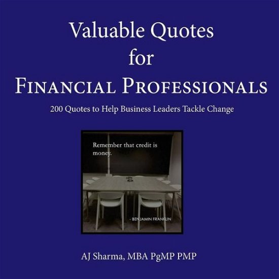 Cover for Aj Sharma · Valuable Quotes for Financial Professionals (Paperback Bog) (2018)