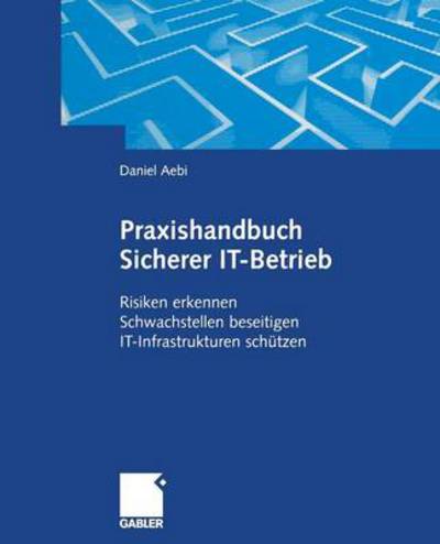 Praxishandbuch Sicherer It-Betrieb: Risiken Erkennen Schwachstellen Beseitigen It-Infrastrukturen Schutzen - Daniel Aebi - Books - Gabler Verlag - 9783322904706 - July 4, 2012