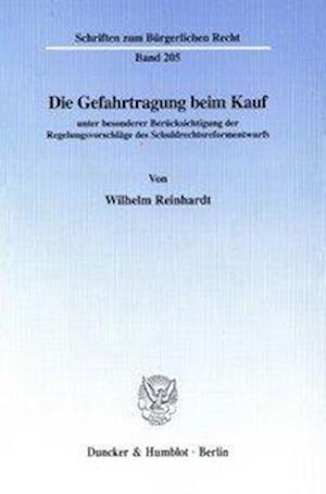 Cover for Reinhardt · Die Gefahrtragung beim Kauf (Book) (1998)