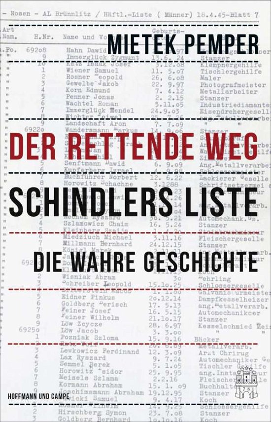 Cover for Pemper · Wie es zu Schindlers Liste kam (Bok)