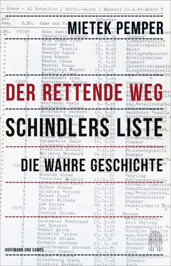 Cover for Pemper · Wie es zu Schindlers Liste kam (Book)