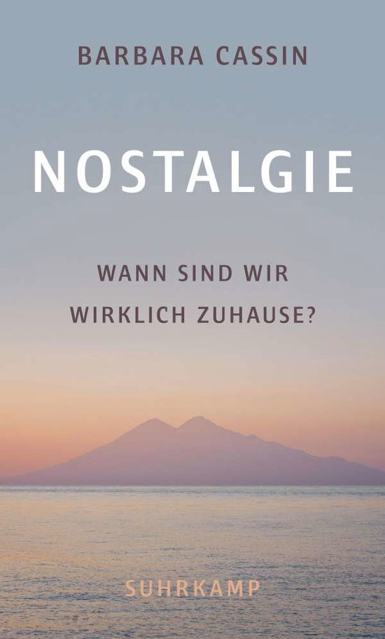 Cover for Barbara Cassin · Nostalgie (Hardcover Book) (2021)