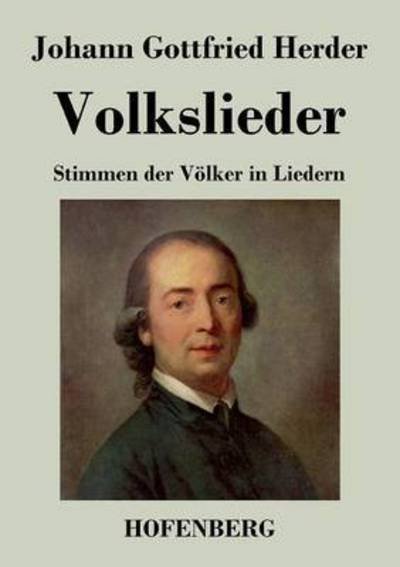 Cover for Johann Gottfried Herder · Volkslieder (Pocketbok) (2013)