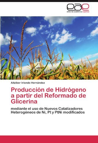 Cover for Aitziber Iriondo Hernández · Producción De Hidrógeno a Partir Del Reformado De Glicerina: Mediante El Uso De Nuevos Catalizadores Heterogéneos De Ni, Pt Y Ptni Modificados (Pocketbok) [Spanish edition] (2011)