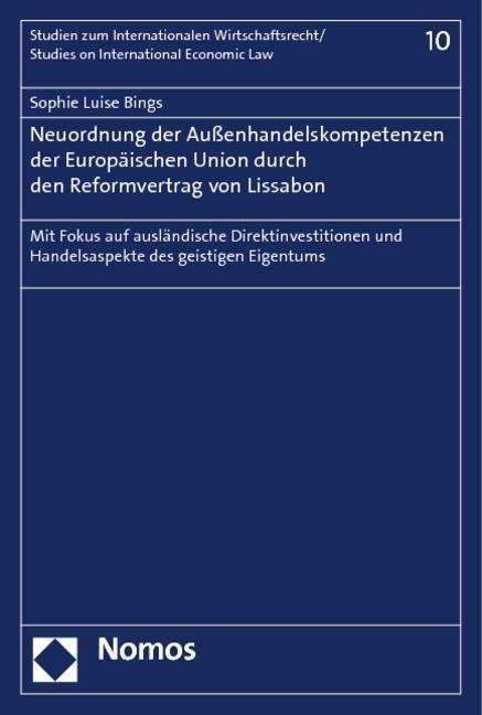 Cover for Bings · Neuordnung der Außenhandelskompet (Book) (2014)