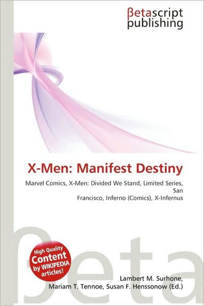Cover for X-Men · Manifest Destiny (Buch)