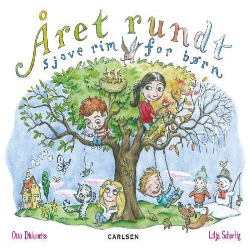 Cover for Lilja Scherfig · Året rundt - sjove rim for børn (Hardcover bog) [1. udgave] (2011)