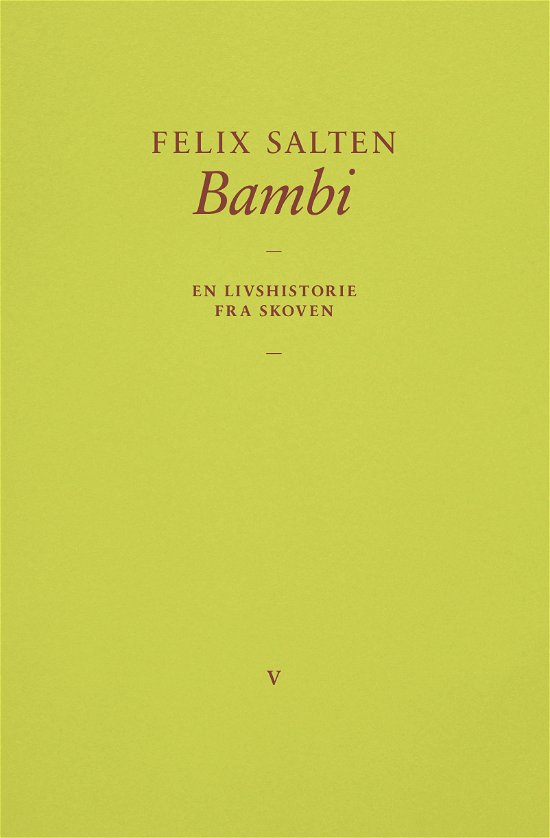 Bestiarium: Bambi - Felix Salten - Books - Forlaget Virkelig - 9788793499706 - May 2, 2022