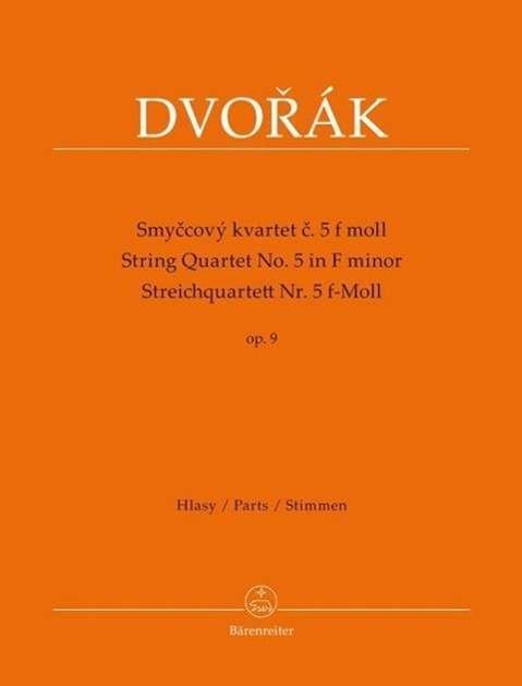 Cover for Dvorak · Streichquartett Nr. 5 f-Moll op. (Bok)