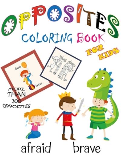 Cover for Basem Eniser · Opposites Coloring Book for Kids (Paperback Book) (2020)