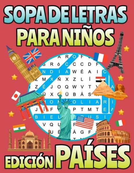 Cover for Lapiz Papel Listos · Sopa De Letras Para Ninos Edicion Paises (Taschenbuch) (2021)