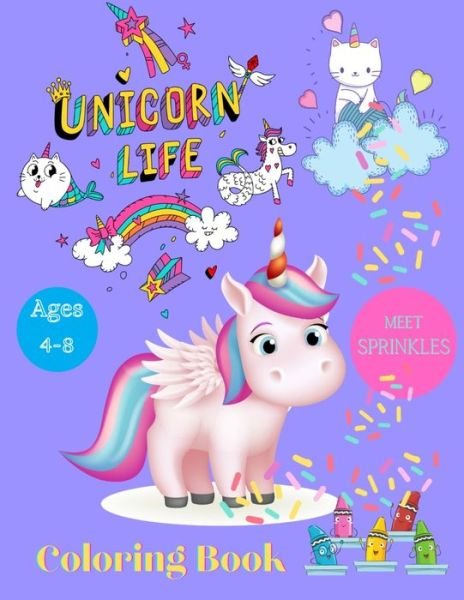 Unicorn Coloring Book - Heavenlymatt Designs - Bücher - Independently Published - 9798744979706 - 26. April 2021