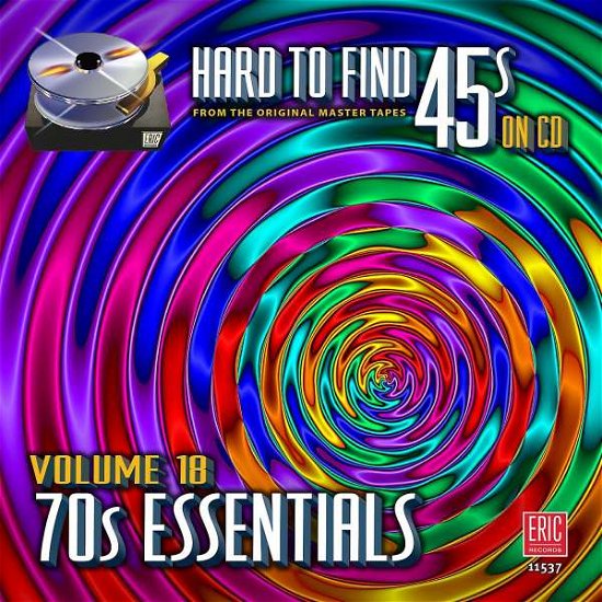 Cover for Hard To Find 45s On Cd - 18 : 70s Essentials (CD) (2017)