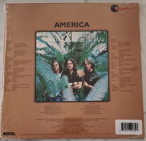 Cover for America (LP) (2023)