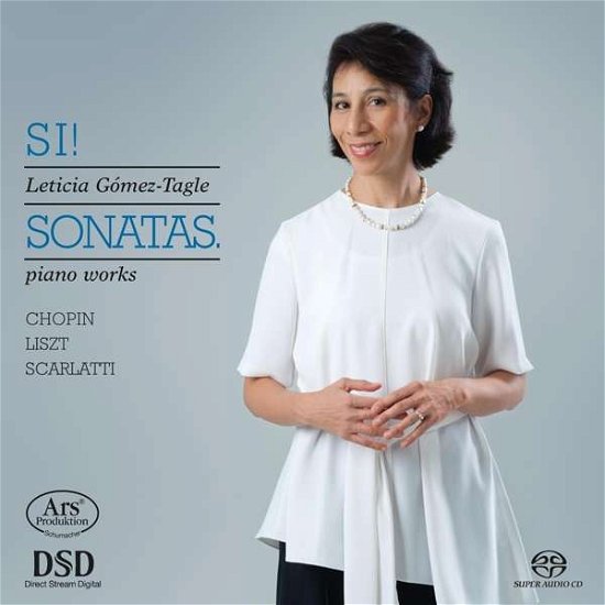 Cover for Leticia Gomez-tagle · Si! Sonatas - Piano Works By Chopin. Liszt &amp; Scarlatti (CD) (2019)