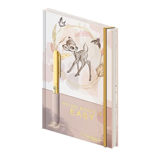 Cover for Disney: Pyramid · Disney: Bambi Brave A5 Notebook With Pen (set Quaderno+penna) (Leketøy)
