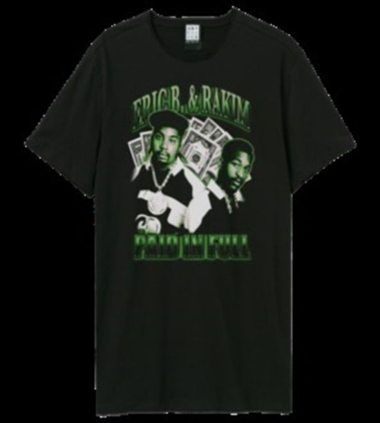 Ericb & Rakim - Paid In Full Amplified Vintage Black Small T Shirt - Eric B & Rakim - Gadżety - AMPLIFIED - 5054488895707 - 