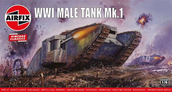 Cover for Airfix · Wwi Male Tank Mk.ivintage Classics (1:76) (Toys)