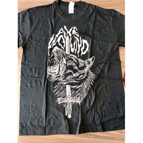 Cover for Axewound · Axewound Unisex T-Shirt: Wound Wolf (Ex Tour) (T-shirt) [size S] [Black - Unisex edition]