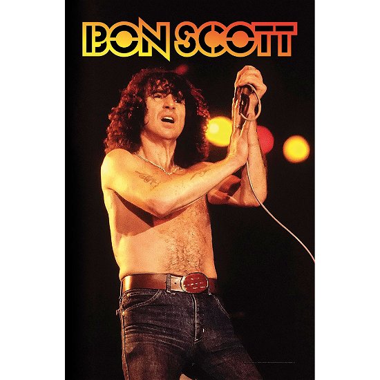 Bon Scott Textile Poster: Bon Scott - Bon Scott - Merchandise -  - 5056365707707 - 