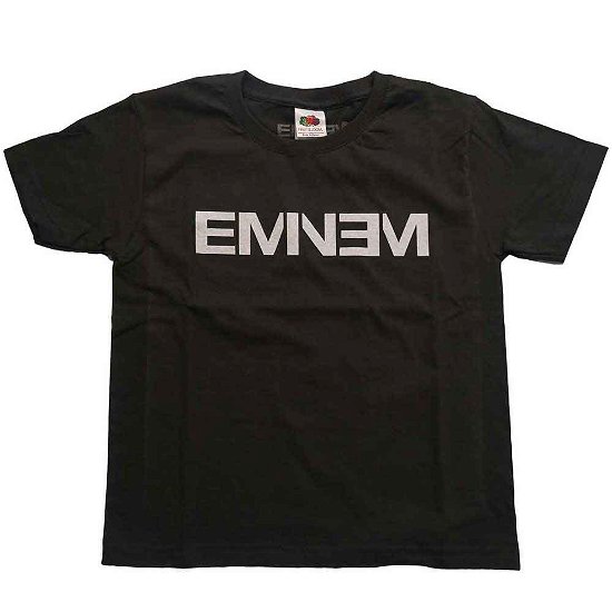 Eminem Kids T-Shirt: Logo (9-10 Years) - Eminem - Mercancía -  - 5056561008707 - 