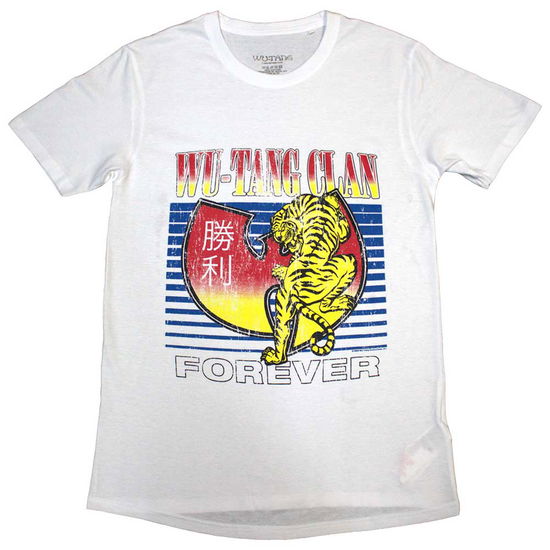 Cover for Wu-Tang Clan · Wu-Tang Clan Unisex T-Shirt: Tiger (White) (T-shirt) [size XL] (2024)