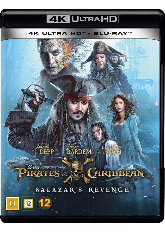 Cover for Pirates of the Caribbean · Pirates of the Caribbean Salazar´s Reven (4K UHD Blu-ray) (2023)