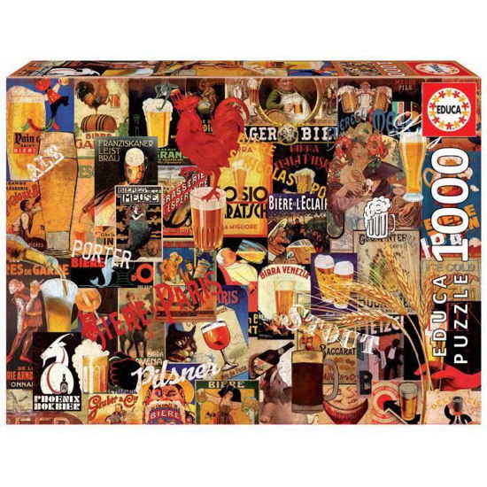 Cover for Educa · Vintage Beer Collage 1000 Teile (Leketøy) (2020)