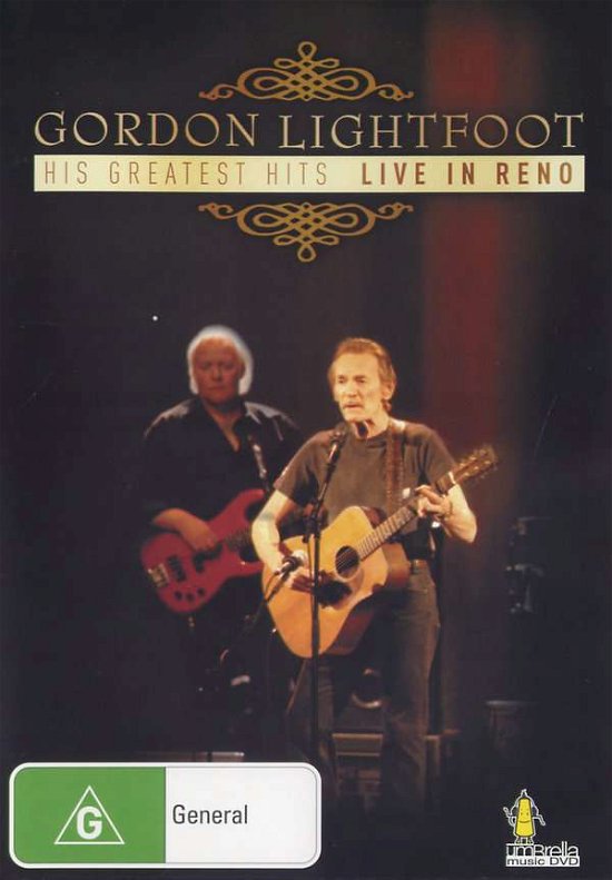 Cover for Gordon Lightfoot · Live in Reno - Reg. 0 (MDVD) (2006)