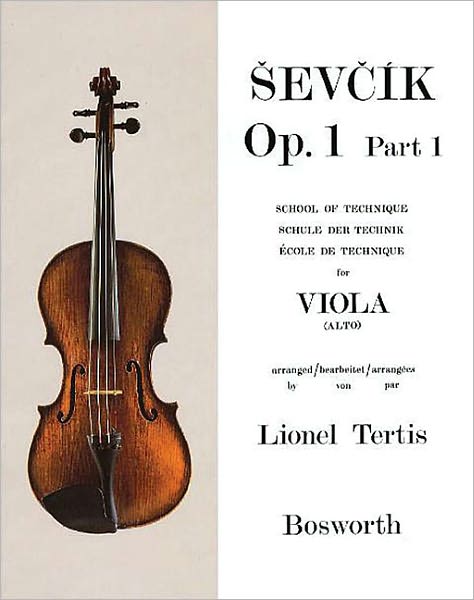 Cover for Lionel Tertis · Sevcik School of Tech Op.1 Pt1 Vla (Paperback Book) [Mul edition] (2003)