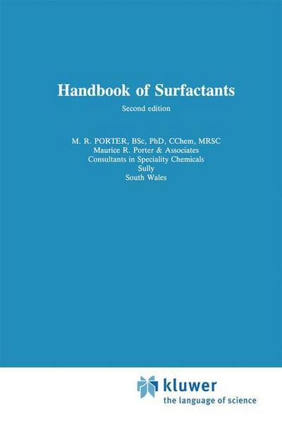 Handbook of Surfactants - M. R. Porter - Books - Chapman and Hall - 9780751401707 - September 30, 1994