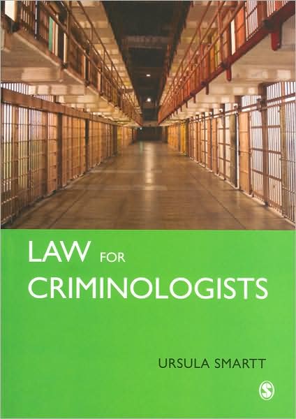 Cover for Ursula Smartt · Law for Criminologists: A Practical Guide (Paperback Book) (2008)