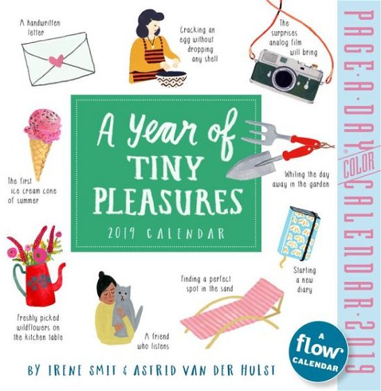 Cover for Workman Publishing · 2019 a Year of Tiny Pleasures Colour Page-A-Day Calendar (Paperback Book) (2018)