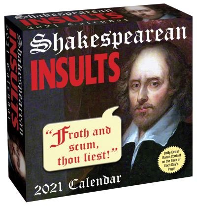 Cover for Andrews McMeel Publishing · Shakespearean Insults 2021 Calendar (MERCH) (2022)